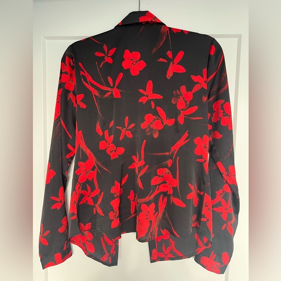 GUESS Floral Blouse M - Picture 3 of 6